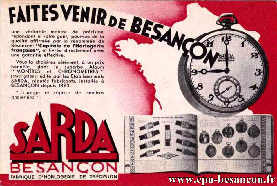 FAITES VENIR DE BESANÇON - SARDA